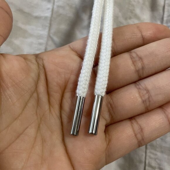 Athleta Cabo Tide Linen Jogger Pants Sz 6 Camo Crop Ankle Pull On Pockets - Picture 14 of 15